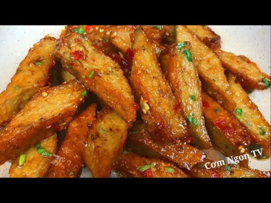 Chả cá nhạc rim mặn đưa cơm