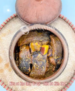 Niêu cá kho làng Vũ Đại 2kg thực tế