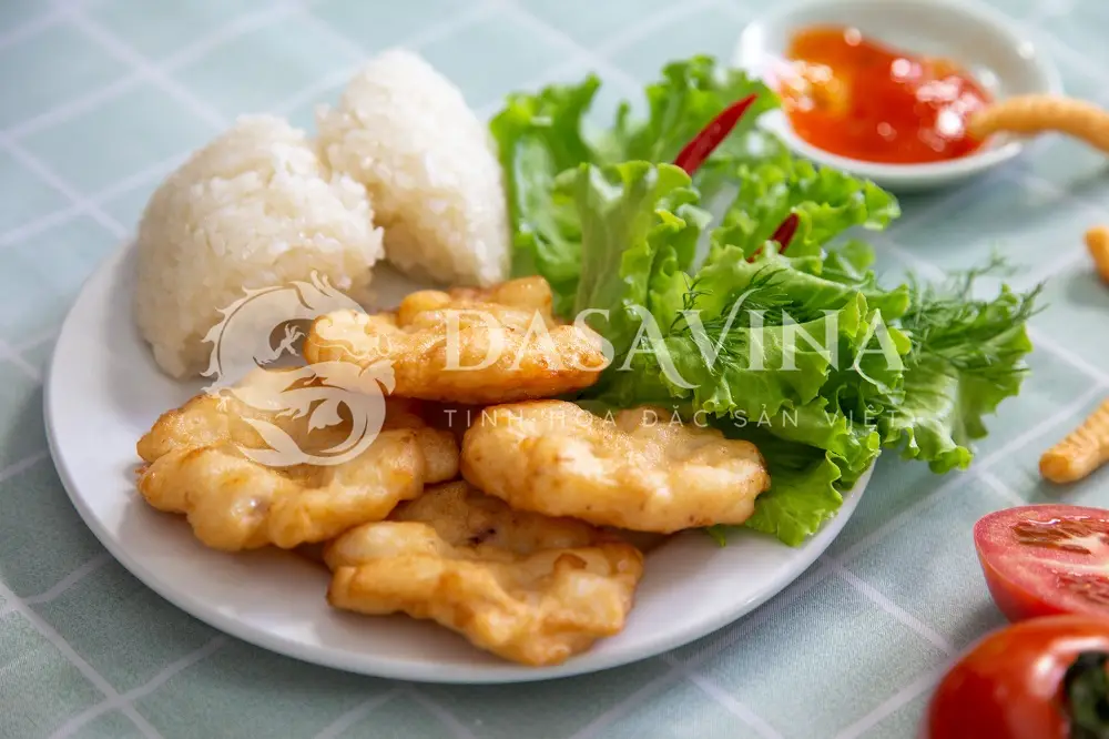 Xôi chả mực DASAVINA cho bữa ăn cuối tuần