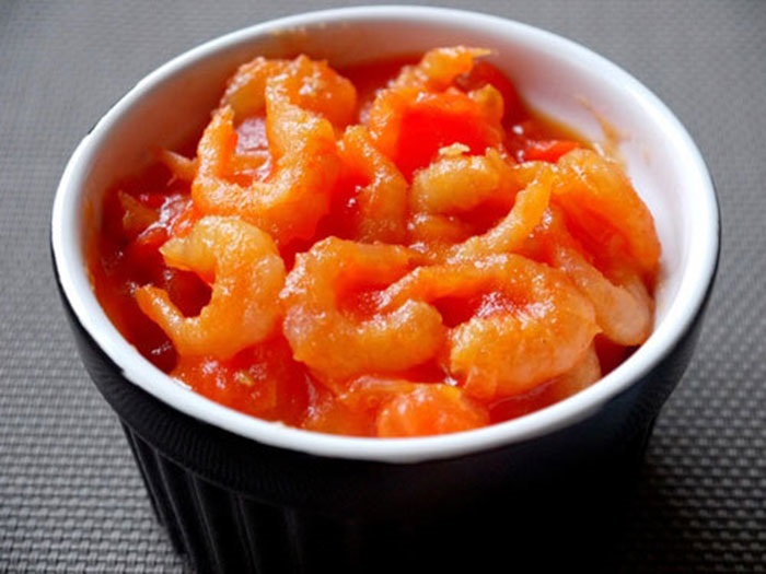 Tôm khô sốt cà chua - món ngon đơn giản, dễ làm