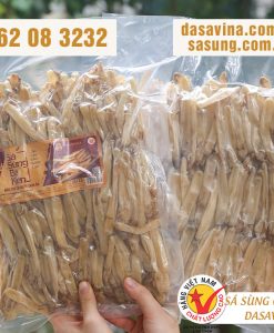 Sá sùng tại cửa hàng DASAVINA được hút chân không để giữ chất lượng sản phẩm được tốt nhất