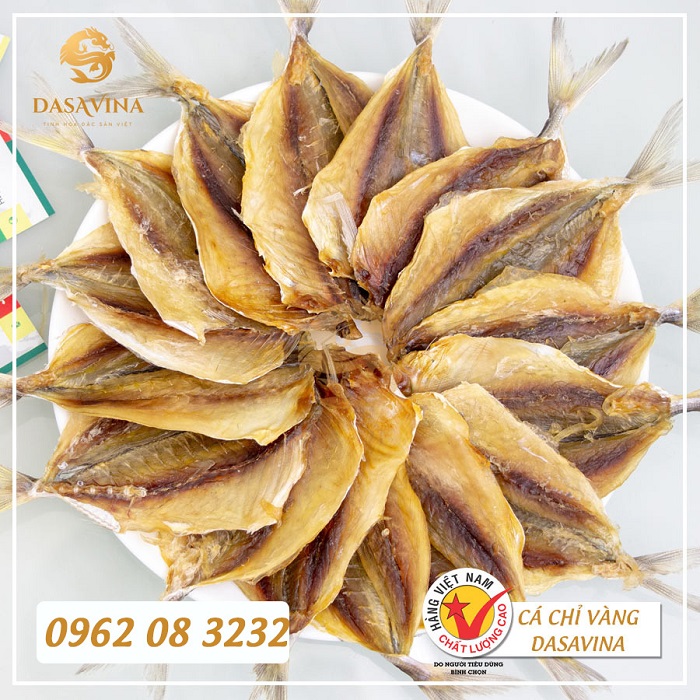 Cá chỉ vàng DASAVINA được lựa chọn kỹ lưỡng, cẩn thận từng con tại vùng biển Hạ Long, Quảng Ninh. 
