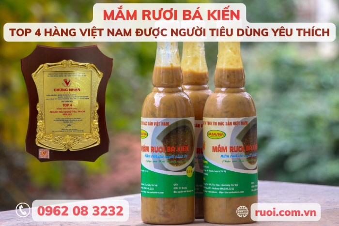 Mắm rươi Bá Kiến - mắm rươi Tứ Kỳ là một trong những món mắm lọt trong danh sách hàng đầu các loại mắm nổi tiếng khắp đất nước Việt Nam.