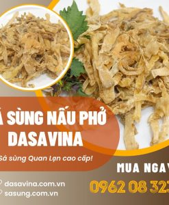 Sá sùng khô loại nấu phở cũng có màu sắc tự nhiên và chất lượng đồng đều