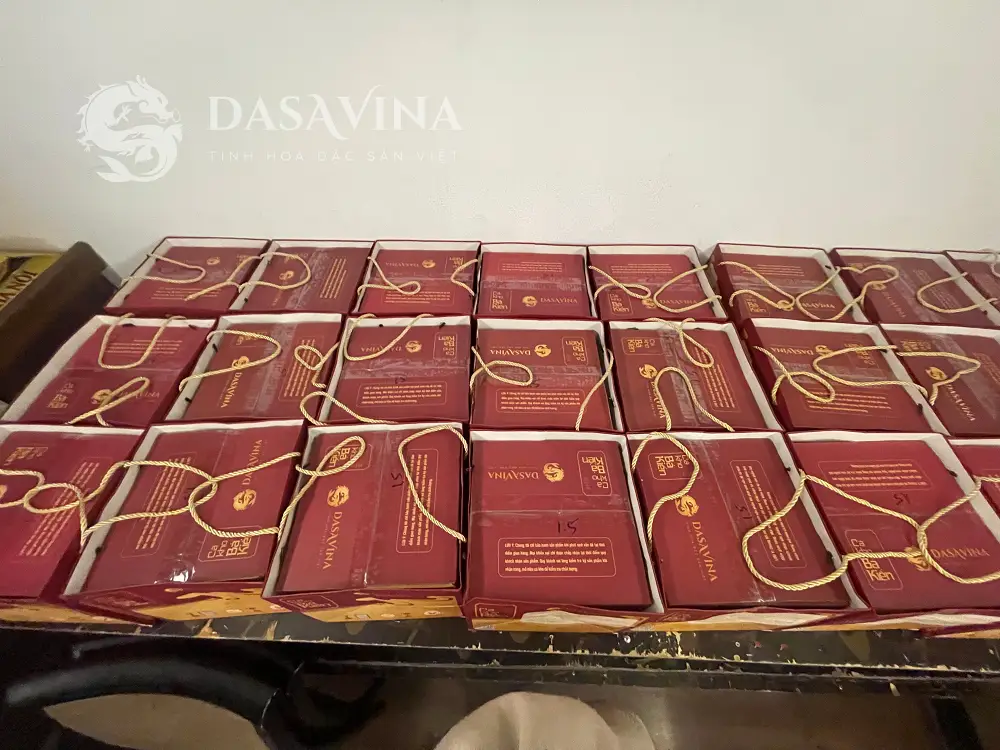 32 niêu Cá kho Bá Kiến 1,5kg đã được đóng gói đầy đủ và giao đúng hẹn