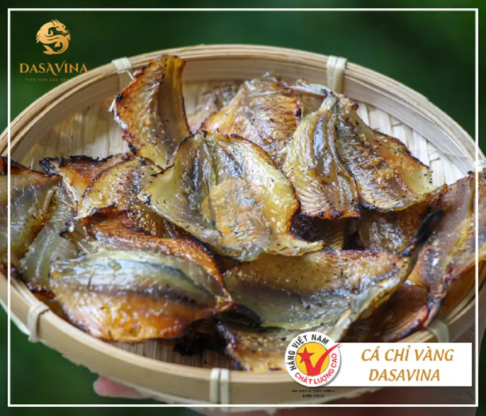 Cá chỉ vàng khô DASAVINA có chất lượng đạt chuẩn và phù hợp chế biến nhiều món ngon