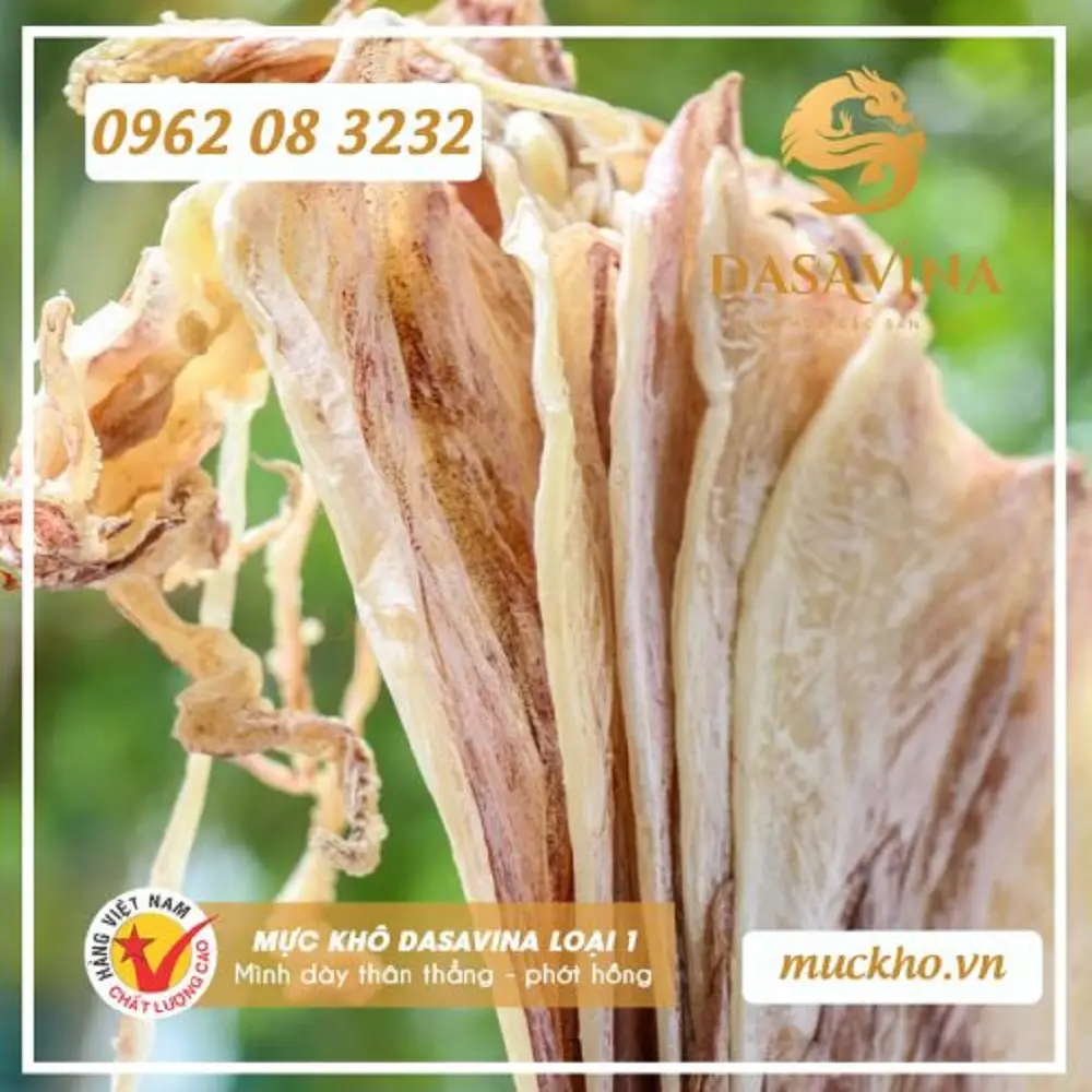 Mực ống khô DASAVINA vẫn là lựa chọn được nhiều khách hàng tin dùng
