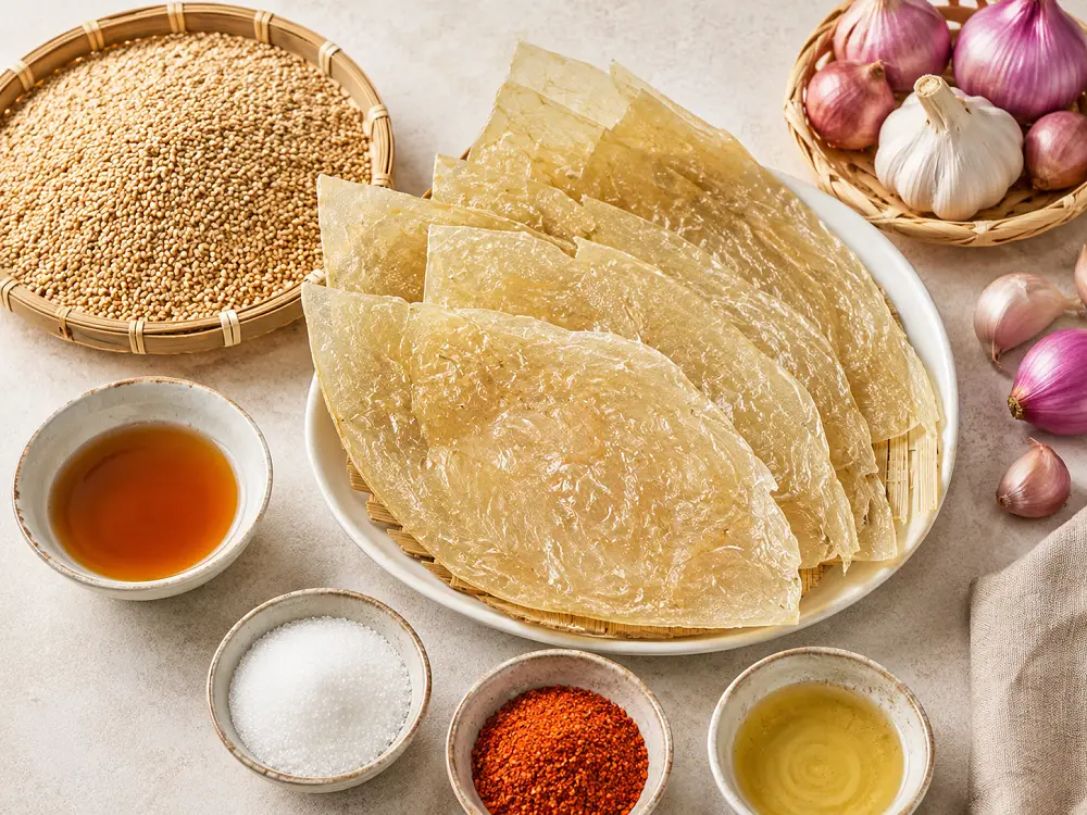 Nguyên liệu làm khô cá bò tẩm mè