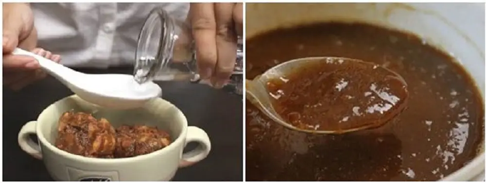 Lấy phần nước cốt từ me tươi