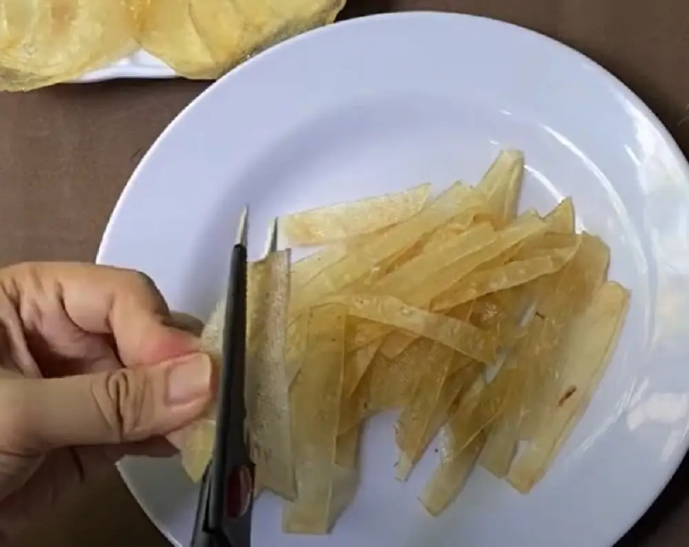 Thái sợi cá bò khô